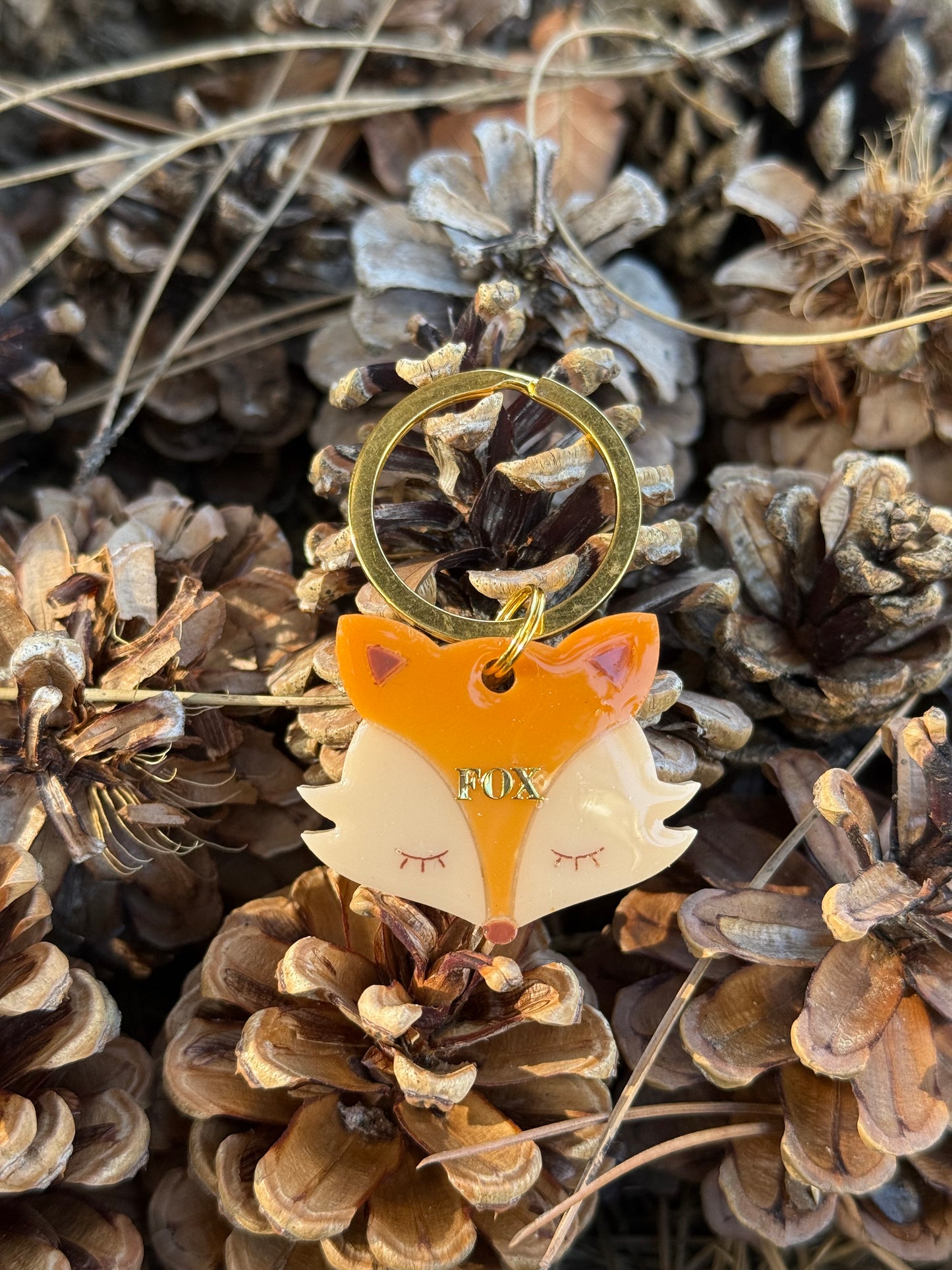 Médaille personnalisée pour chien - Renard FOX