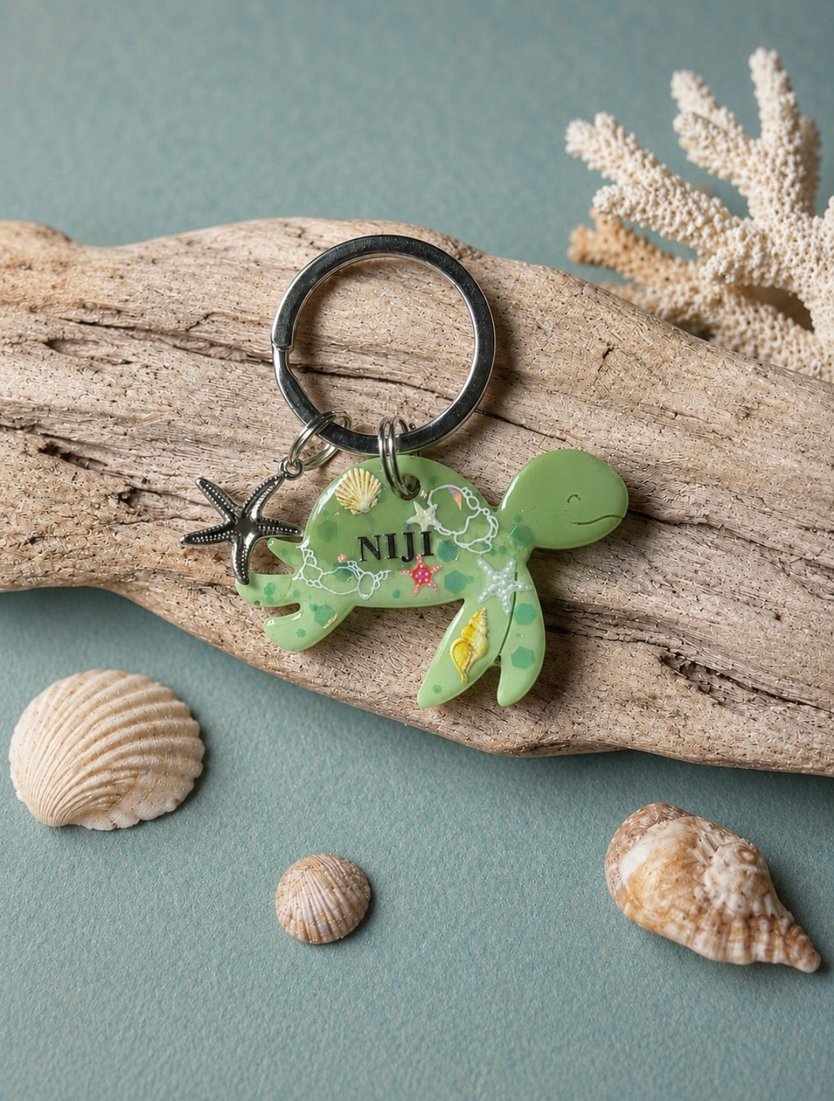 Tortue nageuse verte