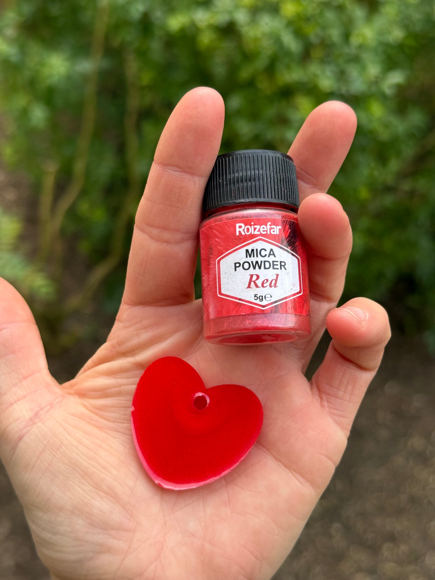 Médaille personnalisée pour animaux - Rouge nacré