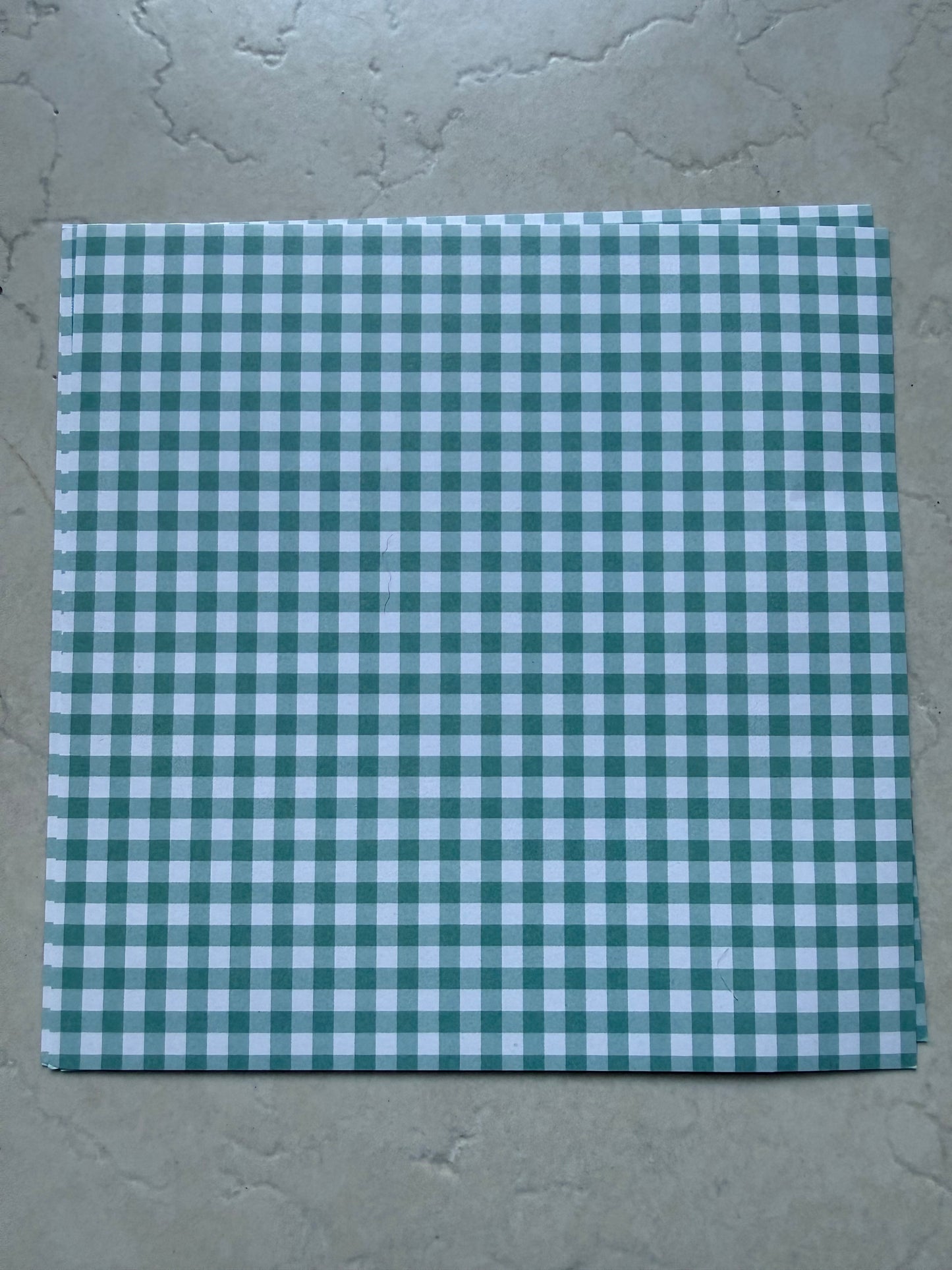 Médaille papier en résine - Vichy vert
