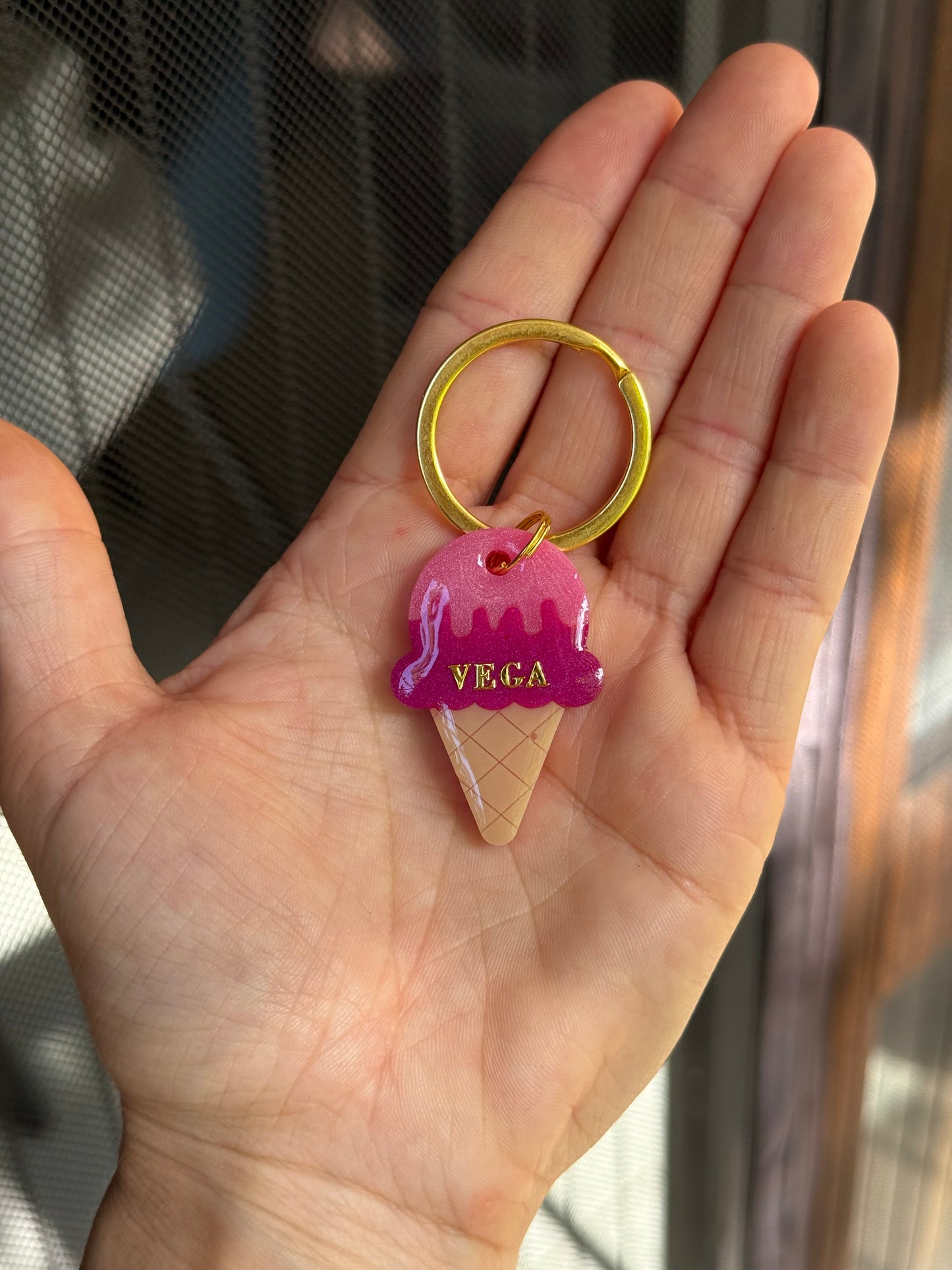 Médaille Glace à la fraise