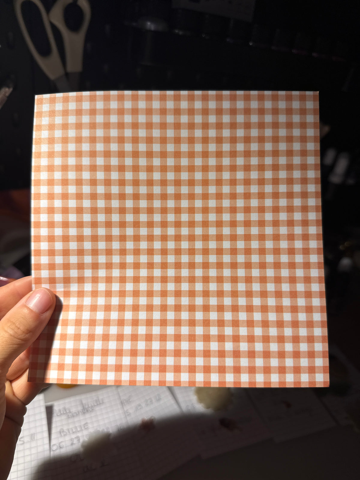 Médaille papier en résine - Vichy Orange