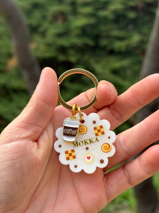 Médaille moka blanc