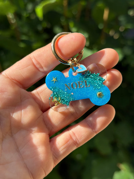 Médaille personnalisée pour chien - Hawai 🐚