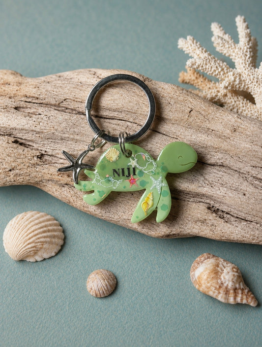 Tortue nageuse verte