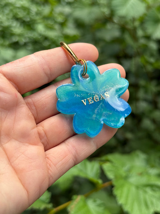 Médaille personnalisée pour chien
 - Pastel de BLEU-VERT