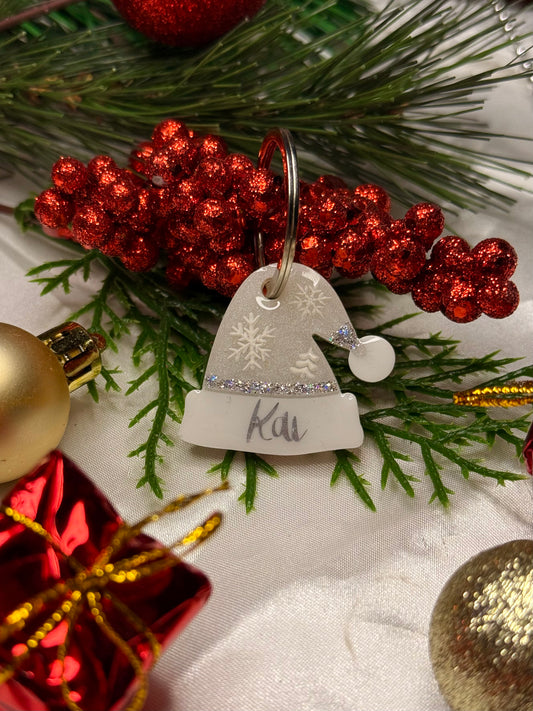 Médaille en résine - Bonnet enneigé