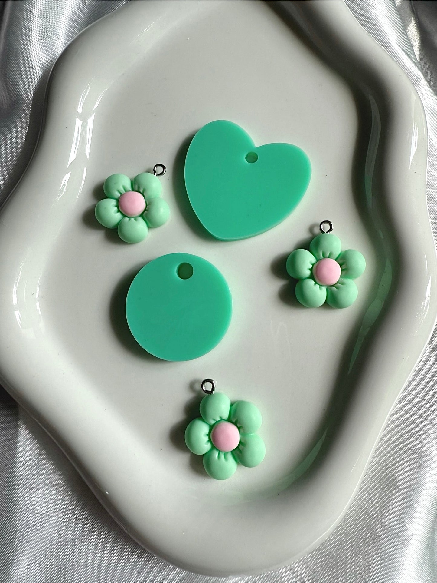 Médaille personnalisée pour chien - menthe UNI