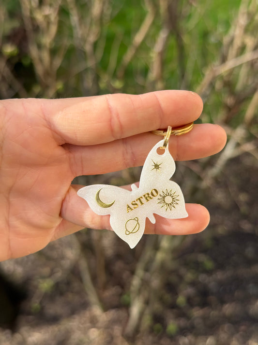 Médaille personnalisée pour chien - Nuit blanche