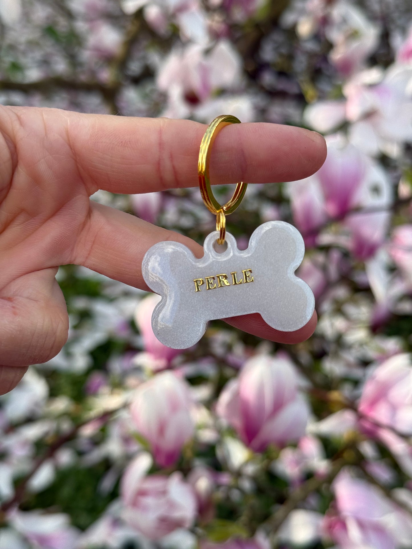 Médaille - Blanc nacré