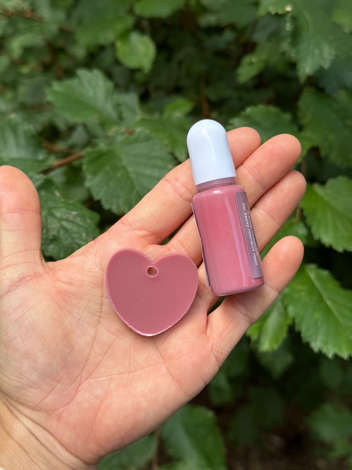 Médaille personnalisée pour chien - Rose foncé UNI