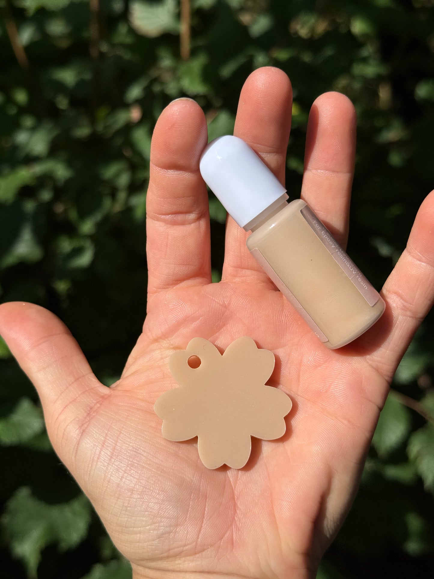 Médaille personnalisée pour chien - Marron glacé UNI