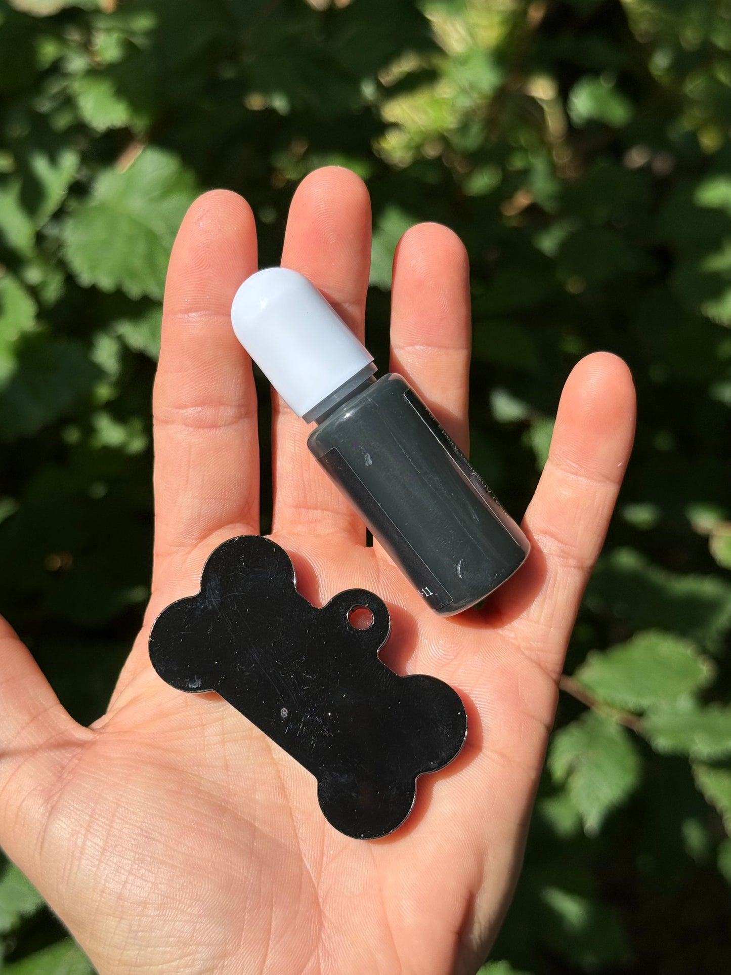 Médaille personnalisée pour chien - Noir UNI