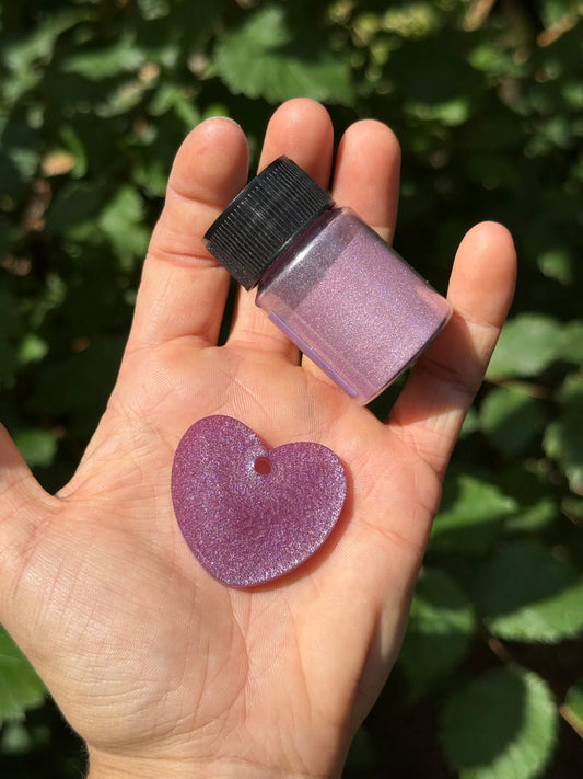 Médaille personnalisée pour chien - Lavender nacré