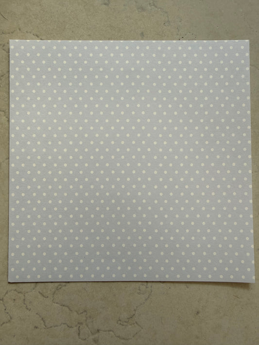 Médaille papier en résine - Pois gris