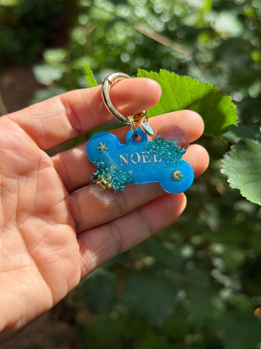 Médaille personnalisée pour chien - Hawai 🐚