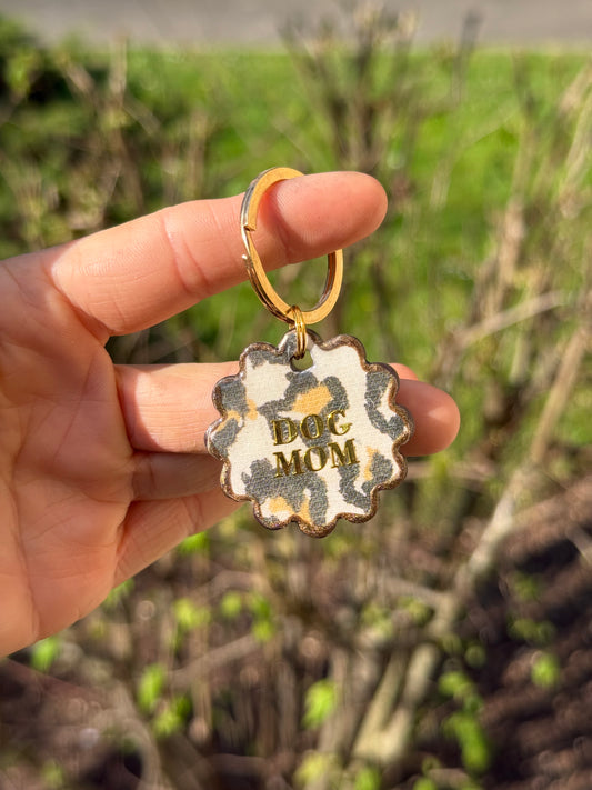 Médaille papier en résine - léopard