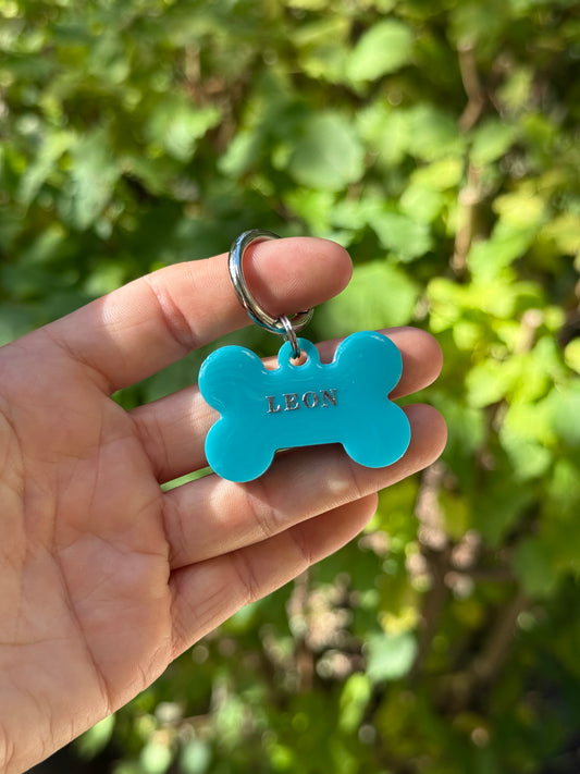Médaille personnalisée pour chien - Lagon UNI