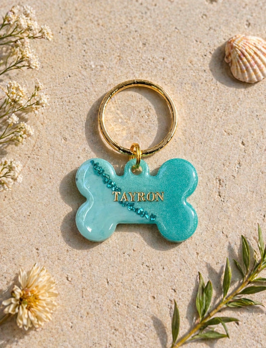 Médaille turquoise de pierres