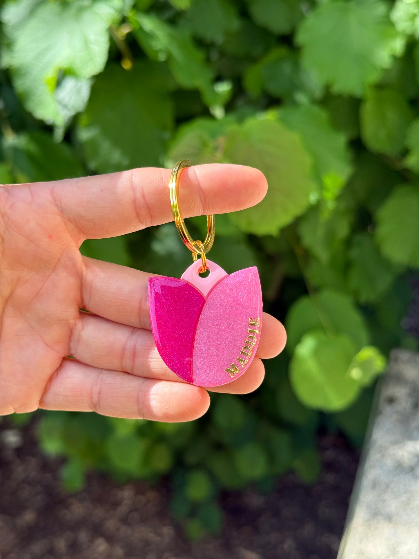 Médaille Tulipe Rose